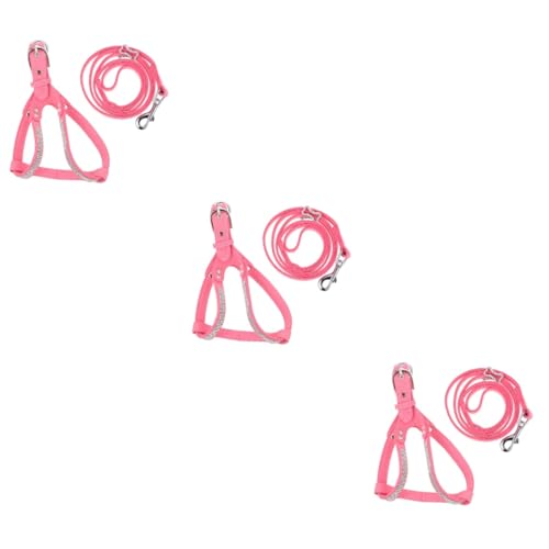 Beavorty 3 Sets Verbesserte Dual-hundeleine Hundespazierseil Strass Nieten Weste Einstellbar Für Bequemen Spaziergang Beavorty 3 Sets Verbesserte Dual-hundeleine Hundespazierseil Strass Nieten Weste Einstellbar Für Bequemen Spaziergang von Beavorty