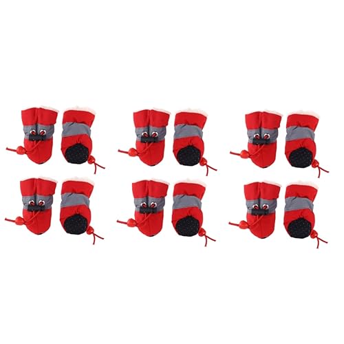 Beavorty 3 Sets -rutschfeste Haustierschuhe Hunderegenstiefel Dicker Plüsch Pfotenschutz Stiefelschutz Für Hunde Beavorty 3 Sets -rutschfeste Haustierschuhe Hunderegenstiefel Dicker Plüsch Pfotenschutz Stiefelschutz Für Hunde von Beavorty