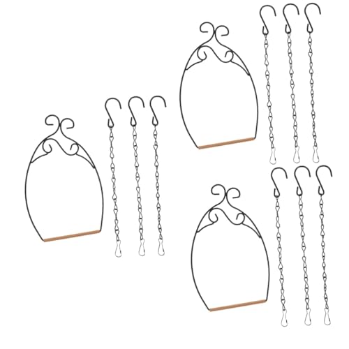Beavorty 3 Sets Spielzeug Zum Aufhängen Schmiedeeisen-Papageienkäfig Vogelständer Zubehör Papageienspielzeug Eisenvogelschaukel Die Schaukel Vögel Papageienständer Beavorty 3 Sets Spielzeug Zum Aufhängen Schmiedeeisen-Papageienkäfig Vogelständer Zubehör Papageienspielzeug Eisenvogelschaukel Die Schaukel Vögel Papageienständer von Beavorty