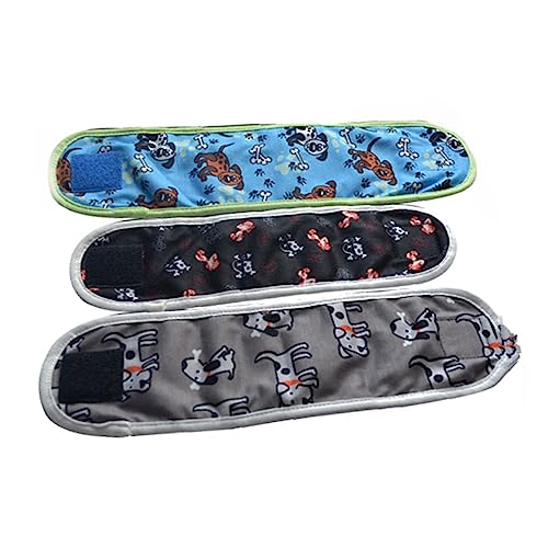 Beavorty 3er-Pack Waschbare Hundewindeln Haustier-Physical-Hosen Wiederverwendbare PIPI-Pads Für Männliche Welpen 13 X 50 cm Baumwolle Maschinenwaschbare Alternative Zu Hündinnenwindeln Beavorty 3er-Pack Waschbare Hundewindeln Haustier-Physical-Hosen Wiederverwendbare PIPI-Pads Für Männliche Welpen 13 X 50 cm Baumwolle Maschinenwaschbare Alternative Zu Hündinnenwindeln von Beavorty