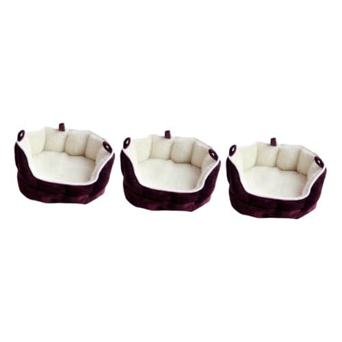 Beavorty 3 Stücke Frettchen Bett Hause Für Haustier Bett Schlafsack Bequem Für Hamster Guinea Pig Beavorty 3 Stücke Frettchen Bett Hause Für Haustier Bett Schlafsack Bequem Für Hamster Guinea Pig von Beavorty