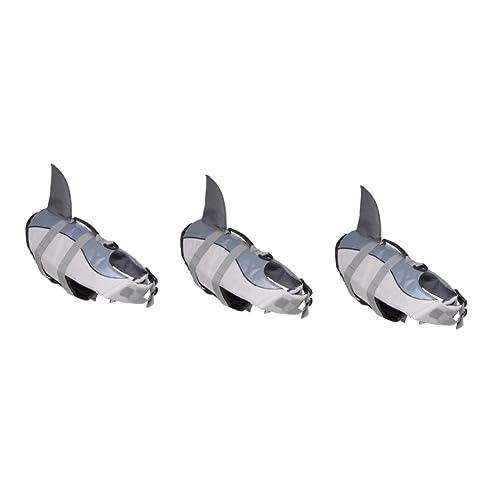 Beavorty 3-teilige Schwimmweste Für Welpen Mit Reflektierenden Streifen Weste Für Sicherheitsgriff Schnellverschluss von Beavorty