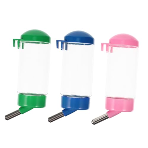 Beavorty 3stücke Hängender Wasserspender Für Kleintiere Automatischer Trinkbehälter Für Hamster Chinchillas Und Kaninchen Transparente Konstruktion Leicht Zu Montieren Mit Stabiler Beavorty 3stücke Hängender Wasserspender Für Kleintiere Automatischer Trinkbehälter Für Hamster Chinchillas Und Kaninchen Transparente Konstruktion Leicht Zu Montieren Mit Stabiler von Beavorty