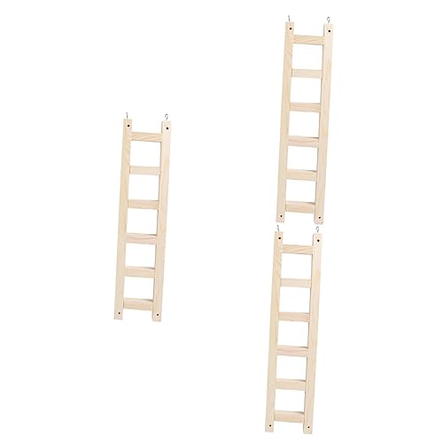 Beavorty 3 Stück Ausgewählte Papageienspielzeuge Vogel-spielleiter Papageien-stehleiterspielzeug Vogelschaukel-trainingsgestell Aus Holz Für Vögel Beavorty 3 Stück Ausgewählte Papageienspielzeuge Vogel-spielleiter Papageien-stehleiterspielzeug Vogelschaukel-trainingsgestell Aus Holz Für Vögel von Beavorty