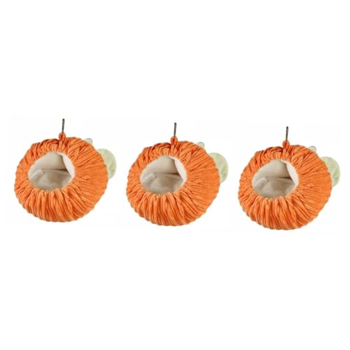 Beavorty 3 Stück Gemütliches Warmes Bett Für Haustiere Kreative Hängematte in Kürbisform Hängenest Für Mäuse Meerschweinchen Beavorty 3 Stück Gemütliches Warmes Bett Für Haustiere Kreative Hängematte in Kürbisform Hängenest Für Mäuse Meerschweinchen von Beavorty