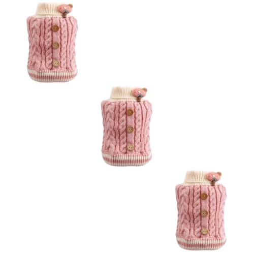 Beavorty 3-teiliges Bequemes Hundekostüm Warmhaltender Hundepullover Entzückendes Haustier-Katzen- Stilvolles Welpenkostüm Kätzchenkleidung Beavorty 3-teiliges Bequemes Hundekostüm Warmhaltender Hundepullover Entzückendes Haustier-Katzen- Stilvolles Welpenkostüm Kätzchenkleidung von Beavorty