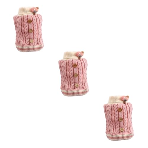 Beavorty 3-teiliges Hundepullover-Set Für Hunde Modische Haustierkleidung Warme Kleidung Cosplay-Thema Bequem Atmungsaktiv von Beavorty