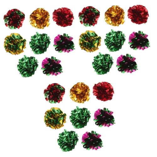 Beavorty 30 STK Katzenring Papierball Spitzenball Knisterbälle Übungsspielzeug Für Katzen Leckerbissen Für Katzen Ballspielzeug Für Katzen Glänzende Katze Haustier Plastik Spielzeugball Beavorty 30 STK Katzenring Papierball Spitzenball Knisterbälle Übungsspielzeug Für Katzen Leckerbissen Für Katzen Ballspielzeug Für Katzen Glänzende Katze Haustier Plastik Spielzeugball von Beavorty