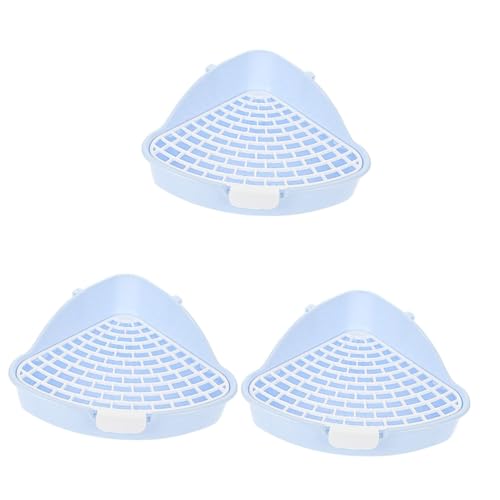 Beavorty 3er-Box Kaninchentoilette Serviertablett Frettchenkäfig Kleines Tier Kleine Haustiertoilette Häschen Töpfchen Hasenzubehör Hasenkäfig Liefern Meerschweinchen Urinal Pp Beavorty 3er-Box Kaninchentoilette Serviertablett Frettchenkäfig Kleines Tier Kleine Haustiertoilette Häschen Töpfchen Hasenzubehör Hasenkäfig Liefern Meerschweinchen Urinal Pp von Beavorty