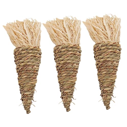 Beavorty 3-teiliges Karottenförmiges Spielzeug Kauspielzeug für Kleintiere für Meerschweinchen Hasen Molarenspielzeug Geruchsfreies Material Beavorty 3-teiliges Karottenförmiges Spielzeug Kauspielzeug für Kleintiere für Meerschweinchen Hasen Molarenspielzeug Geruchsfreies Material von Beavorty