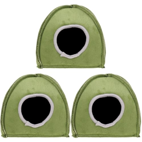 Beavorty 3 Stücke Atmungsaktive Bequeme Haustier Nest Für Hamster Meerschweinchen Nest Bett Haustier Käfig Zubehör Hamster Weiches Material von Beavorty
