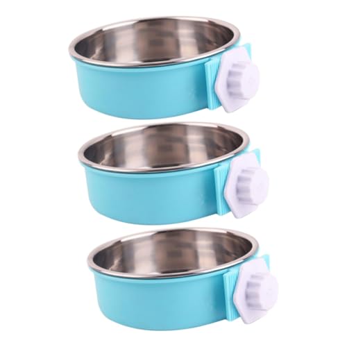 Beavorty 3 Stück Haustierbedarf Hängeschüssel Für Hunde Katzen Käfig Coop Schüssel Edelstahl Hundewassernäpfe Leicht Zu Reinigen Beavorty 3 Stück Haustierbedarf Hängeschüssel Für Hunde Katzen Käfig Coop Schüssel Edelstahl Hundewassernäpfe Leicht Zu Reinigen von Beavorty