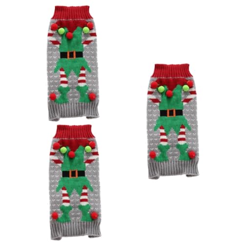 Beavorty 3 Stücke Hund Weihnachten Kostüm Haustier Weihnachten Kleidung Große Hund Pullover Haustier Tragen Beavorty 3 Stücke Hund Weihnachten Kostüm Haustier Weihnachten Kleidung Große Hund Pullover Haustier Tragen von Beavorty