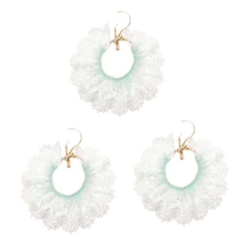 Beavorty 3-teiliges Elegantes Katzenhalsband Modische Spitze Und Lätzchen Halsbekleidung Für Haustier-fotoshootings von Beavorty