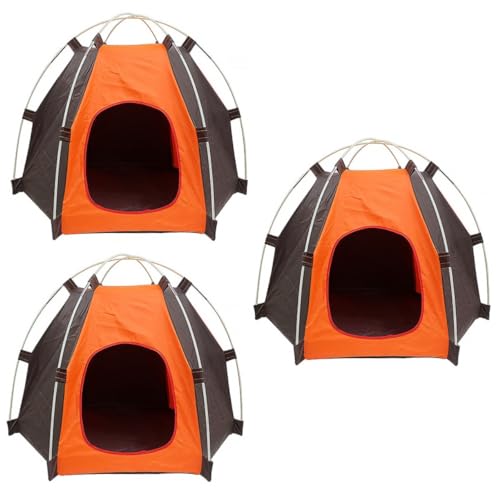 Beavorty 3-teiliges Atmungsaktives Haustierzelt Für Outdoor-Camping-unterschlupf Für Hunde Und Katzen Beavorty 3-teiliges Atmungsaktives Haustierzelt Für Outdoor-Camping-unterschlupf Für Hunde Und Katzen von Beavorty