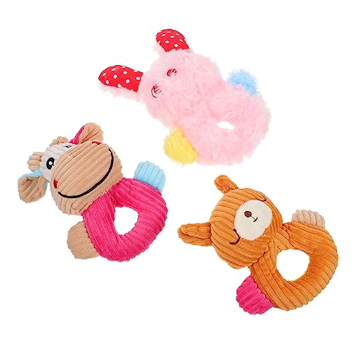 Beavorty Interaktives Quietschspielzeug-Set für Hunde 3-teilig Plüsch-hundespielzeug Zum Spielen Im Freien Hunde-backenzahnspielzeug Quietschendes Haustier-backenzahnzubehör Sicher für Welpen Beavorty Interaktives Quietschspielzeug-Set für Hunde 3-teilig Plüsch-hundespielzeug Zum Spielen Im Freien Hunde-backenzahnspielzeug Quietschendes Haustier-backenzahnzubehör Sicher für Welpen von Beavorty