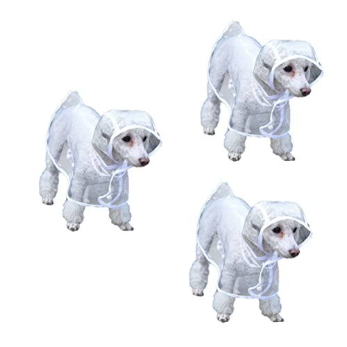 Beavorty 3 Stücke Haustier Hund Regenmantel Kapuze Poncho Hund Regenbekleidung Für Welpen Beavorty 3 Stücke Haustier Hund Regenmantel Kapuze Poncho Hund Regenbekleidung Für Welpen von Beavorty