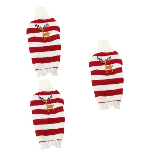 Beavorty 3St Hundet-Shirt Haustierpullover für kleine Hunde Weihnachtskostüme für Hunde Katzenpullover Abs Weihnachtspullover Kleidung Kleider Hundepullover Großer Hund Mantel rot Beavorty 3St Hundet-Shirt Haustierpullover für kleine Hunde Weihnachtskostüme für Hunde Katzenpullover Abs Weihnachtspullover Kleidung Kleider Hundepullover Großer Hund Mantel rot von Beavorty
