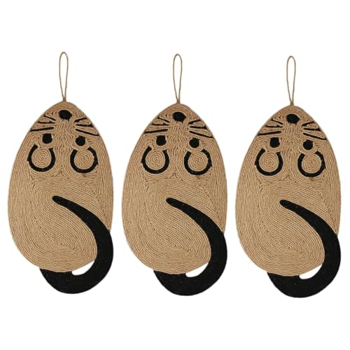 Beavorty 3St Katze kratzmatte Katzenkratzbaum zum Aufhängen an der Tür Karton Spielzeuge Katzenschleifmatte Katzenkratzer Kätzchen kratzbaum für Katzen Anti-Grab-Pad Katzenzubehör Beavorty 3St Katze kratzmatte Katzenkratzbaum zum Aufhängen an der Tür Karton Spielzeuge Katzenschleifmatte Katzenkratzer Kätzchen kratzbaum für Katzen Anti-Grab-Pad Katzenzubehör von Beavorty