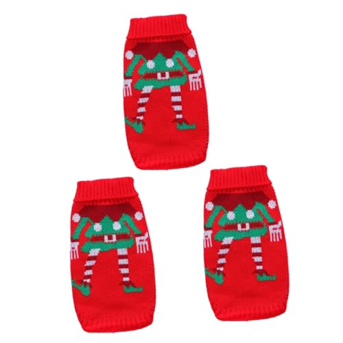 Beavorty 3-teiliger Haustierpullover Für Hunde Hundekleidung Weihnachtskostüme Für Haustiere Entzückendes Warmes Hunde-Outfit Party-hundetuch Größe 2XL Beavorty 3-teiliger Haustierpullover Für Hunde Hundekleidung Weihnachtskostüme Für Haustiere Entzückendes Warmes Hunde-Outfit Party-hundetuch Größe 2XL von Beavorty