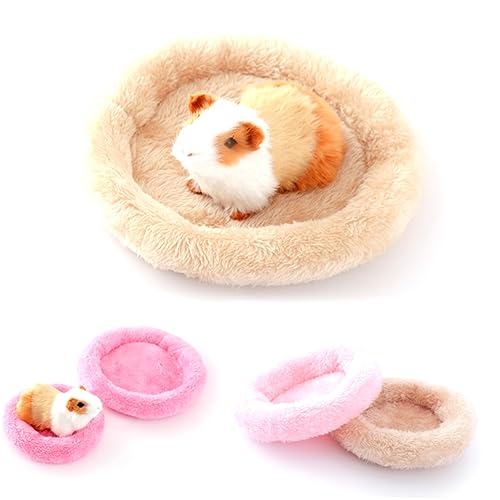 Beavorty 3st Hamster Pad Hamsterkissen Hamster-pad-Bett Hamstermatte Warm Halten Haustierbett von Beavorty