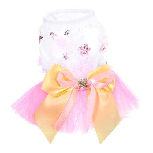 Beavorty 3St Hund Prinzessin Kleid Sommerkleid aus Spitze Kleider für Mädchen Pullover Kleider Schleifenkleid Hund Blumenmädchen Kleid Hundekleid für Mädchen der Hund Kleidung Hündchen Rock Beavorty 3St Hund Prinzessin Kleid Sommerkleid aus Spitze Kleider für Mädchen Pullover Kleider Schleifenkleid Hund Blumenmädchen Kleid Hundekleid für Mädchen der Hund Kleidung Hündchen Rock von Beavorty