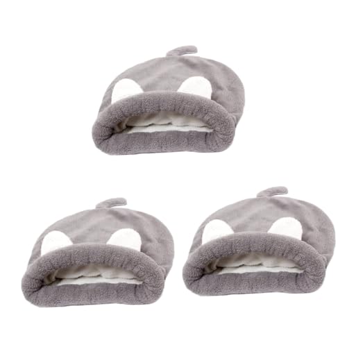 Beavorty 3St Selbstwärmendes Katzenbett Haustiertasche Haustierunterlage Schlafsack Hundebett hundehaus Bett Haustier warmes glattes Haar Katzenloch Katze und Hauskatze Haustierbett von Beavorty