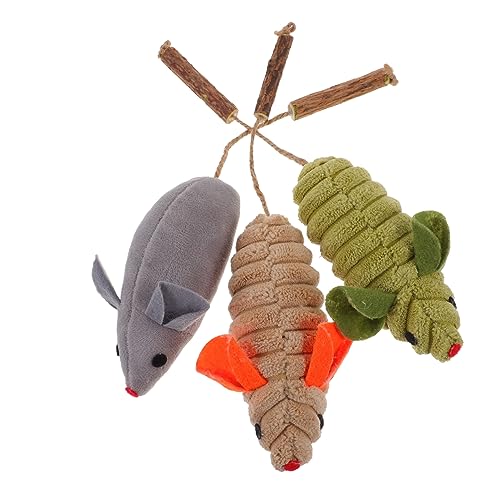 Beavorty 3st Katzenminze Spielzeug Kleines Leises Rascheln Kauspielzeug Für Haustiere Gefüllte Mäusespielzeuge Haustier-kautier Tragbares Katzenspielzeug Katzenkratzer Sanft Hölzern Beavorty 3st Katzenminze Spielzeug Kleines Leises Rascheln Kauspielzeug Für Haustiere Gefüllte Mäusespielzeuge Haustier-kautier Tragbares Katzenspielzeug Katzenkratzer Sanft Hölzern von Beavorty