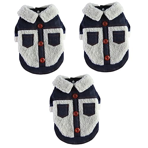Beavorty 3-teiliges Hunde-kältekostüm Warme Hundekleidung Bequem Gepolsterte Hundejacke Beavorty 3-teiliges Hunde-kältekostüm Warme Hundekleidung Bequem Gepolsterte Hundejacke von Beavorty