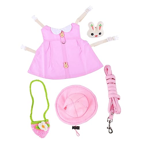 Beavorty 3St Kleidung für Haustierkaninchen Welpen-Kit Hunderucksack für kleine Hunde Muskelshirt Kleider Kleintierleine Haustieranzug Mode Pullover Haustierzubehör Hase Gürtel Beavorty 3St Kleidung für Haustierkaninchen Welpen-Kit Hunderucksack für kleine Hunde Muskelshirt Kleider Kleintierleine Haustieranzug Mode Pullover Haustierzubehör Hase Gürtel von Beavorty