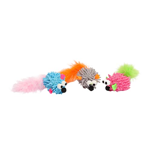 Beavorty 3-teiliges Katzenspielzeug-Set Interaktives Katzen- Und Mausspielzeug Cartoon-kätzchen-beißspielzeug Für Die Spielzeit Von Haustieren Zufällige Farbe Beavorty 3-teiliges Katzenspielzeug-Set Interaktives Katzen- Und Mausspielzeug Cartoon-kätzchen-beißspielzeug Für Die Spielzeit Von Haustieren Zufällige Farbe von Beavorty