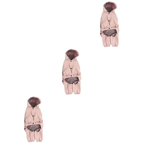 Beavorty 3-teiliger Kapuzenpullover Für Hunde Reflektierende Streifen Haustier-Regenmantel Leicht Und Verstellbar Hundemantel Haustierbedarf Für Hunde Beavorty 3-teiliger Kapuzenpullover Für Hunde Reflektierende Streifen Haustier-Regenmantel Leicht Und Verstellbar Hundemantel Haustierbedarf Für Hunde von Beavorty
