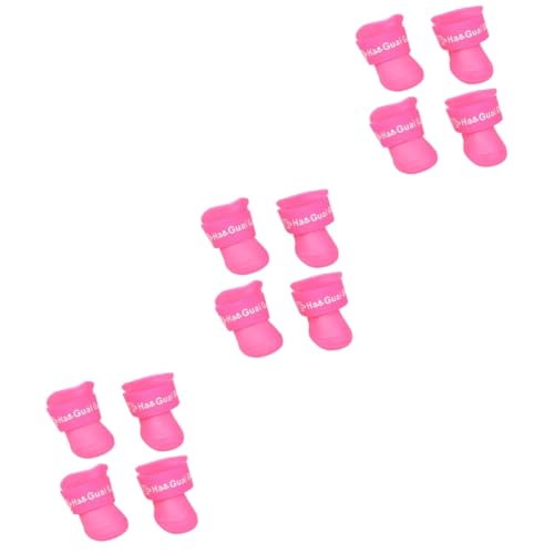 Beavorty Schneeschuhe Für Hunde 3St Regenstiefel für Welpen Hundeschuhe für kleine Hunde Hündchen-Regenstiefel Gummi- Regenstiefel für Hunde der Hund Welpenschuhe von Beavorty