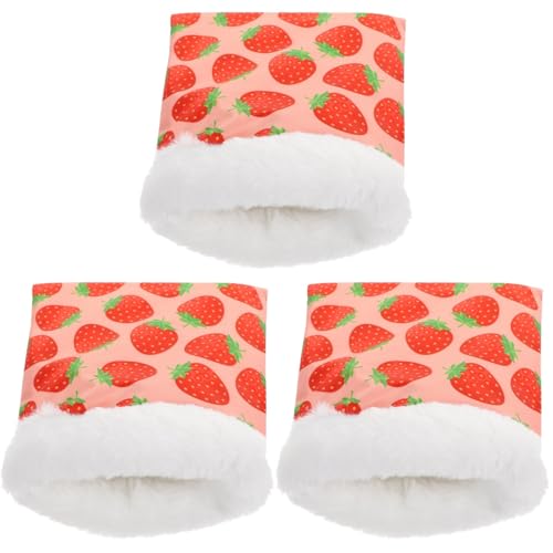 Beavorty 3st Schlafsack Für Hamster Meerschweinchenhaus Meerschweinchenbetten Zum Schlafen Meerschweinchen Bett Beutel Für Zuckergleiter Hamsterbett Hammer Oxford-Stoff Winter Haustierbett von Beavorty