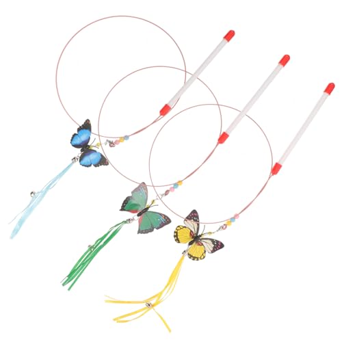 Beavorty Simuliertes Schmetterlingsspielzeug – Katzenspielzeug Mit Glocke Für Interaktives Spielen Und Geistige Beavorty Simuliertes Schmetterlingsspielzeug – Katzenspielzeug Mit Glocke Für Interaktives Spielen Und Geistige von Beavorty