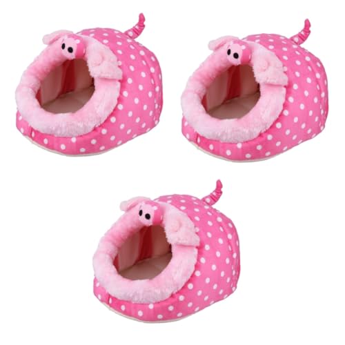 Beavorty 3-teiliges Warmes Haustierkissen Bett Kleintiernest Schweine-Design Für Meerschweinchen Hamster Eichhörnchen Mäuse Ratten Couch Bett Und Auto Beavorty 3-teiliges Warmes Haustierkissen Bett Kleintiernest Schweine-Design Für Meerschweinchen Hamster Eichhörnchen Mäuse Ratten Couch Bett Und Auto von Beavorty