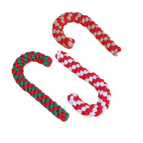 Beavorty 3St Weihnachtshunde Geschenk Spielzeug Kleines Welpenspielzeug Haustier Beißspielzeug Spielzeuge Kauspielzeug für Hunde Haustier Hund Spielzeug Baumwollseil Knoten Beavorty 3St Weihnachtshunde Geschenk Spielzeug Kleines Welpenspielzeug Haustier Beißspielzeug Spielzeuge Kauspielzeug für Hunde Haustier Hund Spielzeug Baumwollseil Knoten von Beavorty