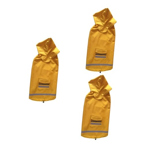 Beavorty 3st Wimperntusche Haustier Regen Slicker Regenmantel Für Haustiere Regenjacke Für Haustiere Hund Regen Slicker Hund Regenmantel Golden Retriever Hundekleidung von Beavorty