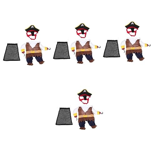 Beavorty 4 Sets Süße Haustierkleidung Atmungsaktives Hautfreundliches Piratenkostüm Für Hunde Für Geburtstagsfotos Und Partys Beavorty 4 Sets Süße Haustierkleidung Atmungsaktives Hautfreundliches Piratenkostüm Für Hunde Für Geburtstagsfotos Und Partys von Beavorty