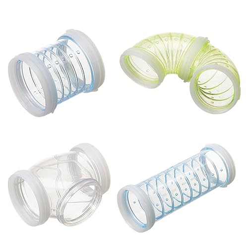 Beavorty 4 Stück Hamster externes Rohr Hamsterspielzeug und Zubehör Trainingszubehör Spielzeuge Haustier Käfig Externe Rohre DIY Labyrinth Rohre Kleine Tiere Hamsterkäfig Beavorty 4 Stück Hamster externes Rohr Hamsterspielzeug und Zubehör Trainingszubehör Spielzeuge Haustier Käfig Externe Rohre DIY Labyrinth Rohre Kleine Tiere Hamsterkäfig von Beavorty
