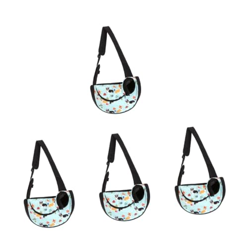 Beavorty 4 Stücke Outdoor Hund Reisetasche Atmungsaktive Pet Sling Tasche Breite Schulter Riemen Für Welpen Durchführung von Beavorty