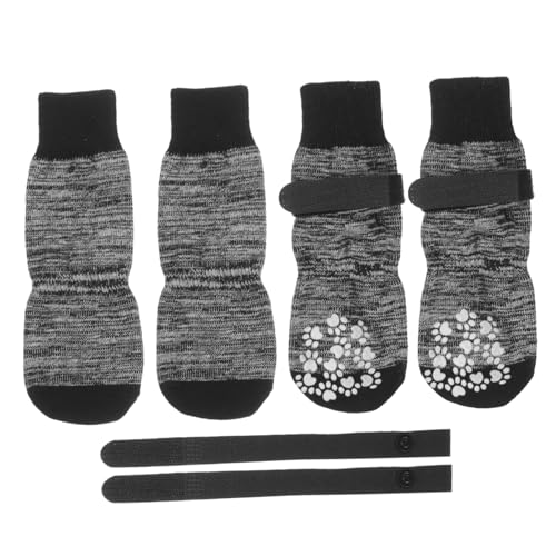 Beavorty Süße Hundesocken 4er-Pack Unisex-haustiersocken Aus Weichem Baumwollmaterial Ohne Sohlen Waschbar für Wärme Beavorty Süße Hundesocken 4er-Pack Unisex-haustiersocken Aus Weichem Baumwollmaterial Ohne Sohlen Waschbar für Wärme von Beavorty