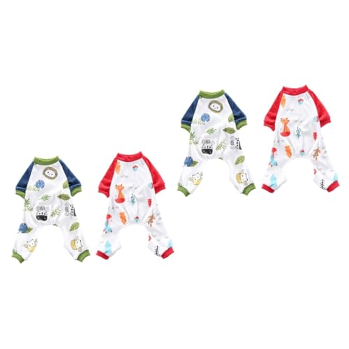 Beavorty 2sets Luxuriöse Haustier Pyjamas Hund Hause Kleidung Vier Füße Hund Overall Kostüm 2 Stücke * 2 Beavorty 2sets Luxuriöse Haustier Pyjamas Hund Hause Kleidung Vier Füße Hund Overall Kostüm 2 Stücke * 2 von Beavorty