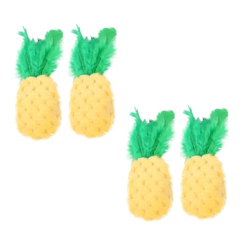 Beavorty 4er-Pack Flauschiges Ananas-haustierspielzeug Interaktives Beißspielzeug Für Kätzchen Katzenspielzeug 100% Cartoon-Form Backenzahnspielzeug Für Kätzchen Beavorty 4er-Pack Flauschiges Ananas-haustierspielzeug Interaktives Beißspielzeug Für Kätzchen Katzenspielzeug 100% Cartoon-Form Backenzahnspielzeug Für Kätzchen von Beavorty