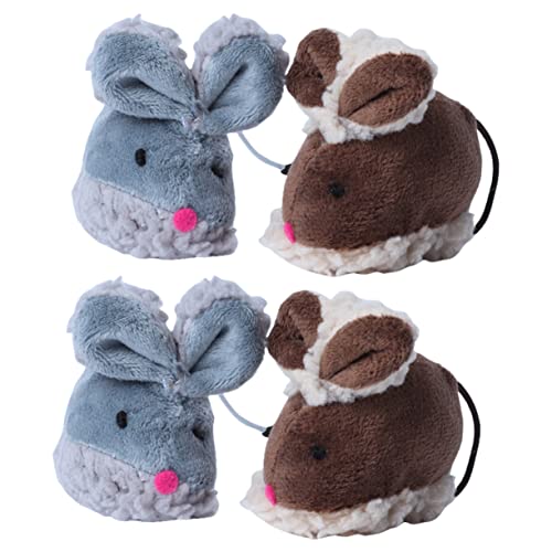 Beavorty Katze Automatische Spielzeug 4 Stücke Interaktive Mäuse Spielzeug Plüsch Katze Beavorty Katze Automatische Spielzeug 4 Stücke Interaktive Mäuse Spielzeug Plüsch Katze von Beavorty