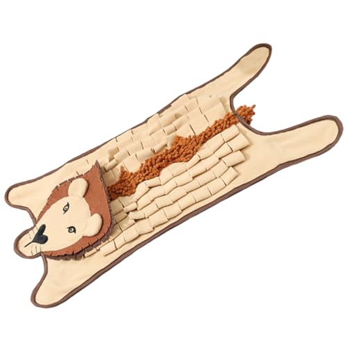 Beavorty 4 Stück Pet Sniffing Pad Hundezubehör Versteckmatte für Welpen Spielzeug Futterdecke für Hunde Futtermatte Haustier Hundeunterlage Hündchen Riechkissen Polarfleece von Beavorty