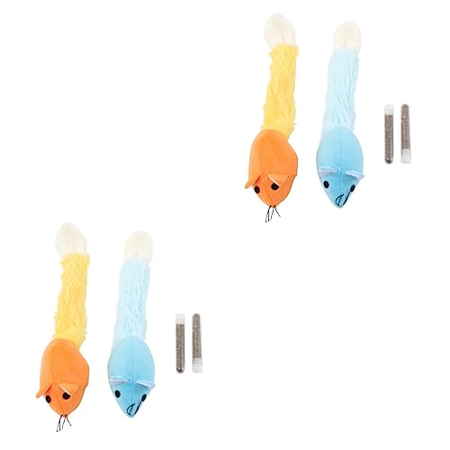 Beavorty 4 Stück Katzenminze Mäuse Kätzchenspielzeug Katzenspielzeug Mäuse rj Plüsch Kauspielzeug Plüschtier Spielzeuge Katzen- -Spielzeug Plüsch Spielzeug beissen Katze Bambus Beavorty 4 Stück Katzenminze Mäuse Kätzchenspielzeug Katzenspielzeug Mäuse rj Plüsch Kauspielzeug Plüschtier Spielzeuge Katzen- -Spielzeug Plüsch Spielzeug beissen Katze Bambus von Beavorty