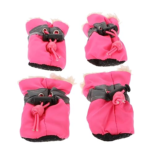 Beavorty 4 Stück Schuhüberzüge für Haustiere Kleidung für Katzen, kleine Hundekleidung Hundeschuhe & Pfotenschützer Hund Katze warme Schuhe Welpenschuhe rutschfest Schuhschutz Winterschuhe Beavorty 4 Stück Schuhüberzüge für Haustiere Kleidung für Katzen, kleine Hundekleidung Hundeschuhe & Pfotenschützer Hund Katze warme Schuhe Welpenschuhe rutschfest Schuhschutz Winterschuhe von Beavorty