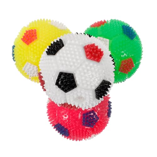 Beavorty Fußballspielzeug 4 Stück Wäscheleine Armbänder für Sportfans Hundespielzeug mit stacheligem Ball Spielzeuge quietschender Hundeball quietschende Kugel Fußball Dornkugel Beavorty Fußballspielzeug 4 Stück Wäscheleine Armbänder für Sportfans Hundespielzeug mit stacheligem Ball Spielzeuge quietschender Hundeball quietschende Kugel Fußball Dornkugel von Beavorty