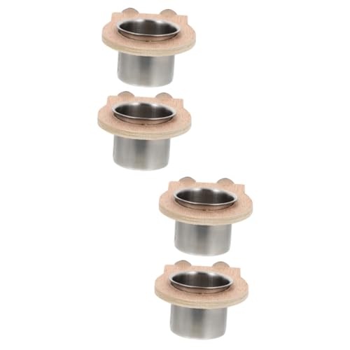 Beavorty 2sets Bid Feeder Für Vögel Papagei Futtertrog Mit-Becken Fütterung 2 Stücke * 2 von Beavorty